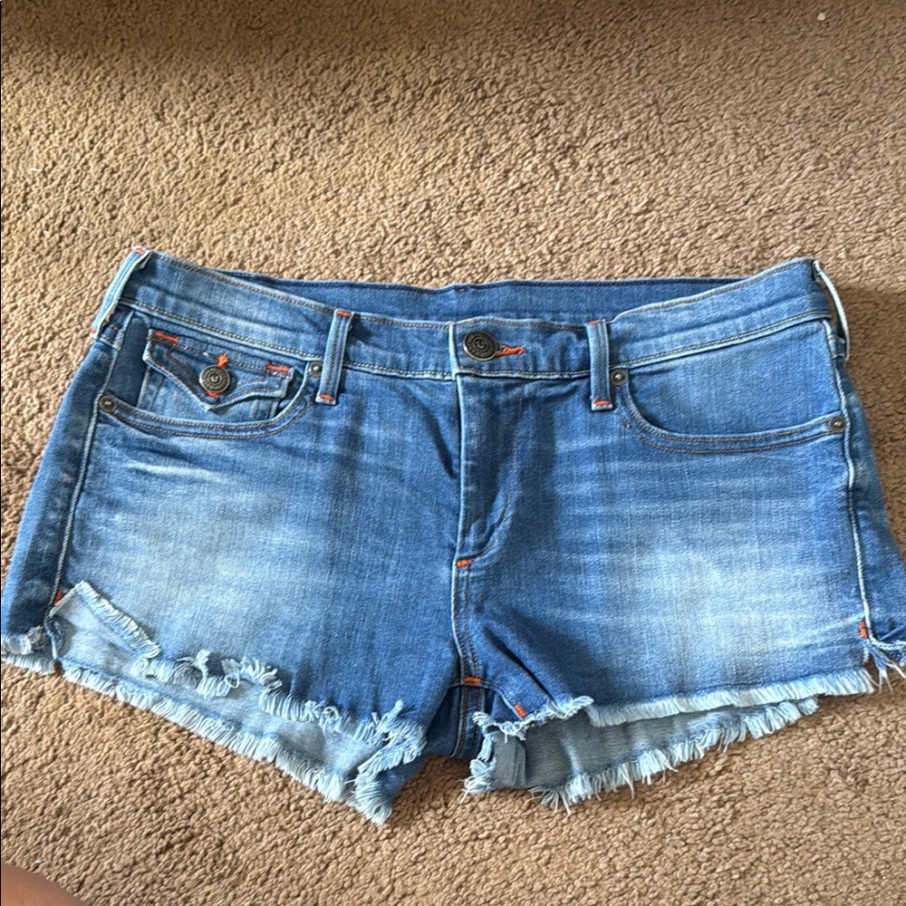 True Religion Joey Denim Blue Women's Shorts
